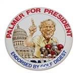'Arnold Palmer For President' Mint Condition Pinback