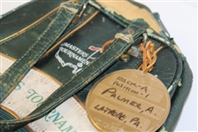 Arnold Palmer's Personal 1972 Masters Shoe Bag with Contestant Metal Tag - Rack A, Position 1
