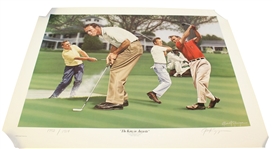 Two Ltd Ed Zuniga Prints - 'The King in Augusta' and 'Azalea' With Certificates