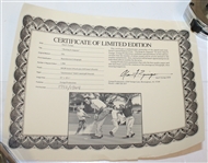 Two Ltd Ed Zuniga Prints - 'The King in Augusta' and 'Azalea' With Certificates