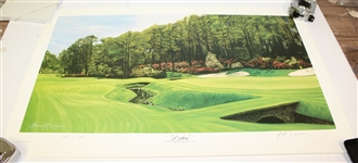 Two Ltd Ed Zuniga Prints - 'The King in Augusta' and 'Azalea' With Certificates