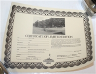 Two Ltd Ed Zuniga Prints - 'The King in Augusta' and 'Azalea' With Certificates