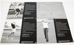 Nineteen LPGA UDA Signature Shot Cards - Webb, Lopez, Ochoa and More JSA ALOA