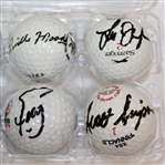 Twelve US Open Champion Signed Golf Balls - Bolt, Miller, Jones and More JSA ALOA