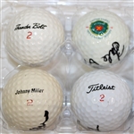 Twelve US Open Champion Signed Golf Balls - Bolt, Miller, Jones and More JSA ALOA