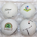 Twelve US Open Champion Signed Golf Balls - Bolt, Miller, Jones and More JSA ALOA