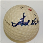 Tom Weiskopf Signed MacGregor Weiskopf Model Golf Ball JSA ALOA