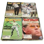 Forty Assorted Signed Golf World Magazines - Garcia, Daly, Irwin and More JSA ALOA