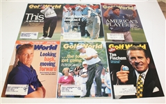 Forty Assorted Signed Golf World Magazines - Garcia, Daly, Irwin and More JSA ALOA