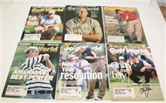 Forty Assorted Signed Golf World Magazines - Garcia, Daly, Irwin and More JSA ALOA