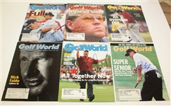 Forty Assorted Signed Golf World Magazines - Garcia, Daly, Irwin and More JSA ALOA