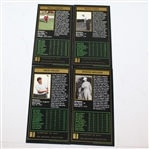Sixteen Signed Masters Grand Slam Ventures Cards - Including 1942 Nelson JSA ALOA