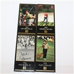 Sixteen Signed Masters Grand Slam Ventures Cards - Including 1942 Nelson JSA ALOA