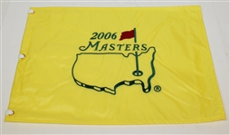 2005 & 2006 Embroidered Masters Flags - Tiger and Phil Wins