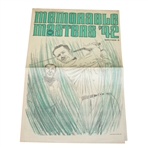 1969 Augusta Chronicle Signed by Byron Nelson JSA ALOA