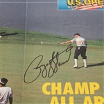 1991 Golf World Photo of Payne Stewart's US Open Win - Boldly Signed by Stewart JSA ALOA