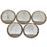 Arnold Palmer 50th Anniversary Encore Bank Five Coin Set