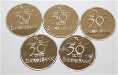 Arnold Palmer 50th Anniversary Encore Bank Five Coin Set