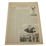 1926 Kansas City Star Magazine with Article on Bobby Jones