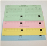 Incredible Collection of Official British Open Scorecards - 148 Scorecards 1995-2000 Plus Senior Open