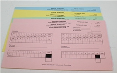 Incredible Collection of Official British Open Scorecards - 148 Scorecards 1995-2000 Plus Senior Open