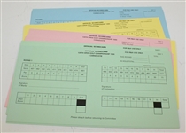 Incredible Collection of Official British Open Scorecards - 148 Scorecards 1995-2000 Plus Senior Open