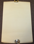 Vintage Byron Nelson Signed Lincoln Mercury Poster JSA ALOA