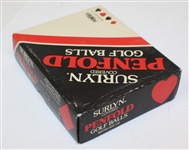 Dozen Penfold Surlyn Individually Wrapped Golf Balls and Box