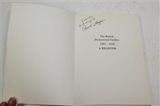 1994 'The British Professional Golfers 1887-1930: A Register' Ltd Ed #251/500 Signed by Author Jackson