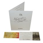2008 Ryder Cup Gala Dinner Program/Menu, Invite, and Ticket