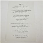 2004 Ryder Cup Gala Program and Dinner Menu
