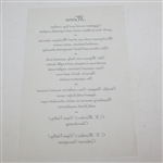 2004 Ryder Cup Gala Program and Dinner Menu