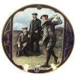 1995 Royal & Ancient Bone China Presentation Plate #56 - 'The Triumvirate'