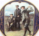 1995 Royal & Ancient Bone China Presentation Plate #56 - 'The Triumvirate'