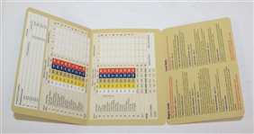 Victoria Clube de Golfe Scorecard Signed by Arnold Palmer JSA ALOA