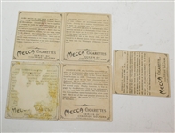Mecca Cigarettes Tobacco Cards - Smith, Low, Douglas, Nicholls, and Hobens