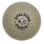 1918 Spalding Forty Ball - Black