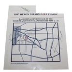 Gerald Ford Signed 1987 Byron Nelson Golf Classic Program JSA ALOA