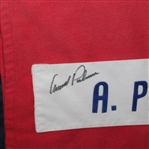 Arnold Palmer Signed Ameritech Caddy Bib JSA ALOA - Framed