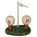 Wooden Salt and Pepper Shakers with 18th Hole Display - Roth Collection