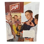 Large 1951 Schlitz Beer Magazine Advertisement with Golfer - Roth Collection