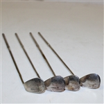 Four Alvin Sterling Silver Stirrers - Roth Collection