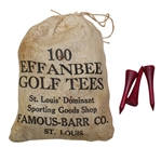 Effanbee Golf Tee Bag with Tees - Roth Collection