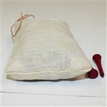 Davega Royal Tee Red Waxed and Polished Golf Tee Bag with Tees - Roth Collection