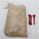 United Drug Company 'Braeburn' Red Golf Tee Bag with Tees - Roth Collection