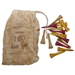 Vintage Unmarked Golf Tee Bag with Tees - Roth Collection