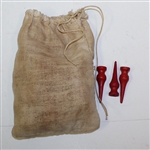 Pro-Tee 'For Proficiency' Golf Tee Bag with Tees - Roth Collection