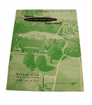 1958 Women's Western Golf Tournament Program