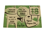 1959 Portland Centennial Pro-Am and Open Program Signed by Billy Casper JSA ALOA