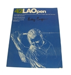 1968 Los Angeles Open Program Signed by Billy Casper JSA ALOA